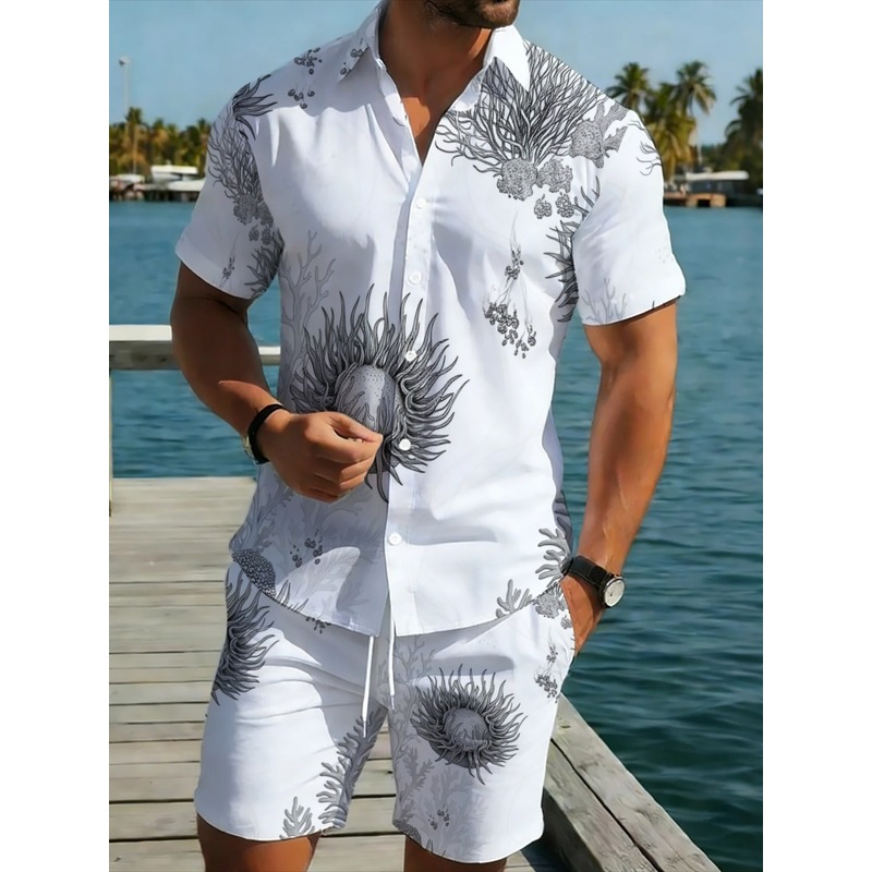 Мужской комплект: гавайская ру – обзор и цена Resort Shirt Floral