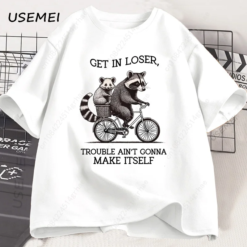 Футболка Get in Loser с забавн – обзор и цена Tee Graphic Print