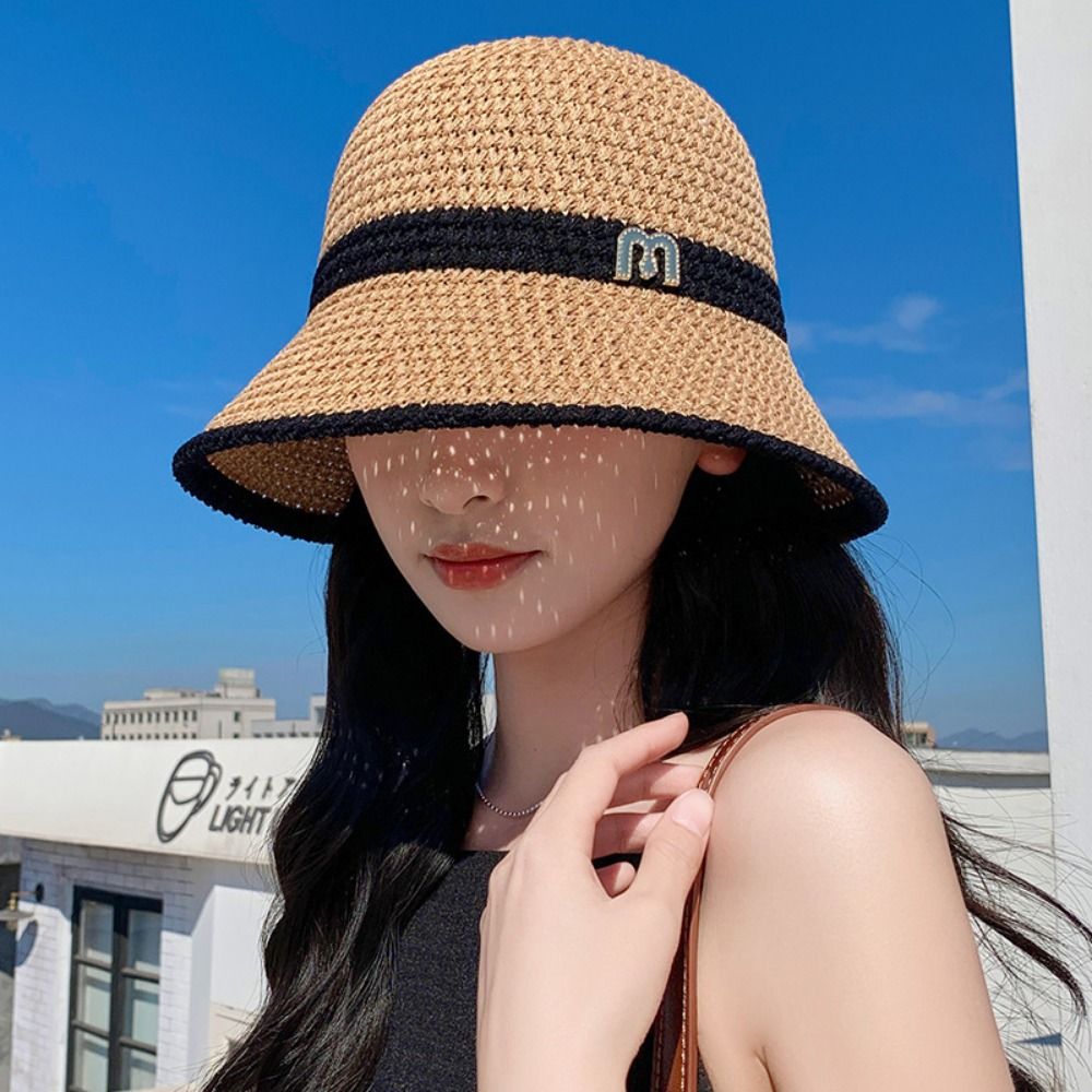 Элегантная рыбацкая шляпа с ба – обзор и цена Bucket Hat Straw